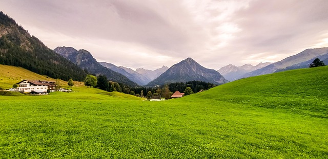 Bergen, Allgäu, Wandeltocht, Vakantie
