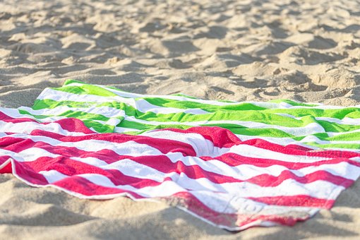 Free Towel Beach photo and picture