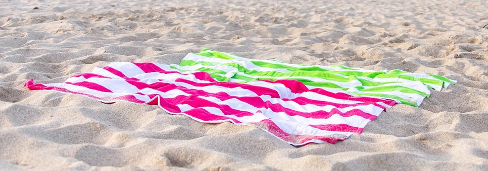 Free Towel Beach photo and picture