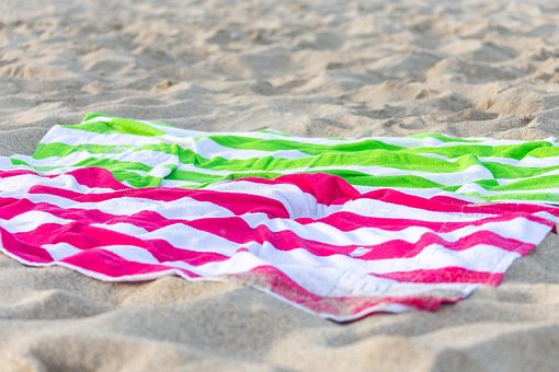 Free Towel Beach photo and picture