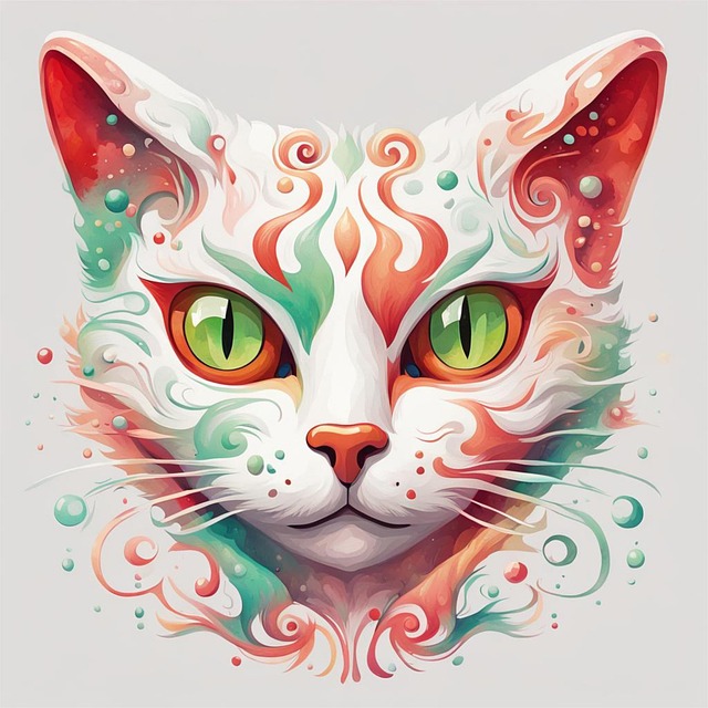 Free Ai Generated Cat illustration and picture