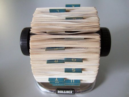 Free Rolodex Index photo and picture