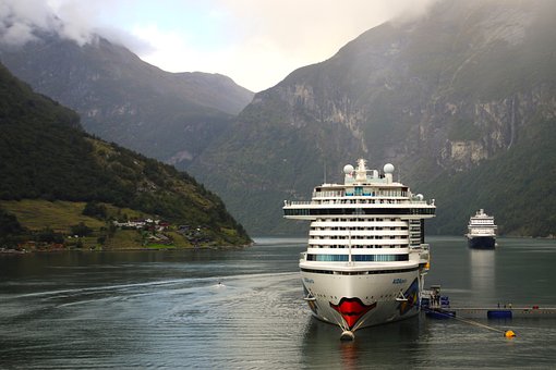 Fjord, Top, Skandinavien, Skib, Turisme