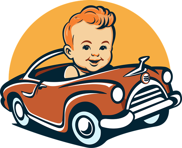 Download free HD stock image of Baby Car Free baby car child vector