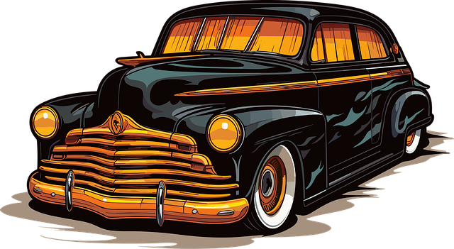 Free vintage car retro vector