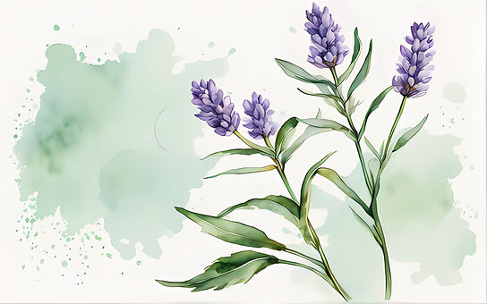 Free Lavender Flowers illustration and picture
