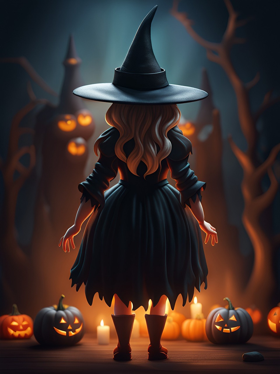Halloween Witch Wallpaper Hd