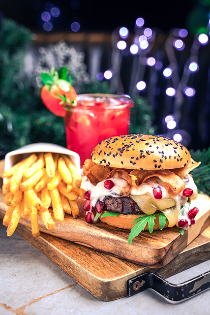 Hambúrguer, Hamburger, Almoço, Refeição