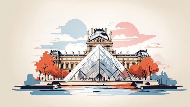 Free ai generated museum places of interest illustration