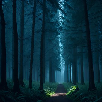 Ai Generiert, Wald, Bäume, Natur