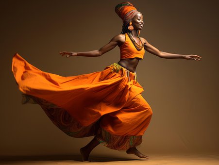 Kvinde, Dans, Positur, Traditionel