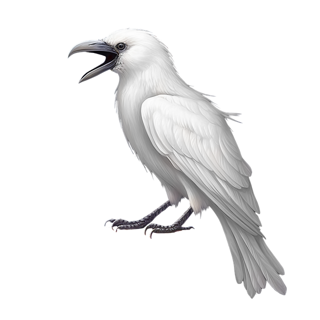 Free ai generated bird crow illustration