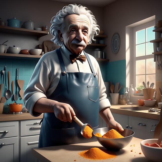 Ai Genereret, Albert Eistein, Køkken