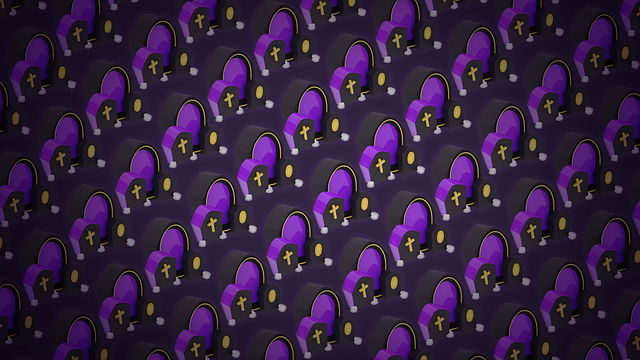 Free halloween pattern grave illustration