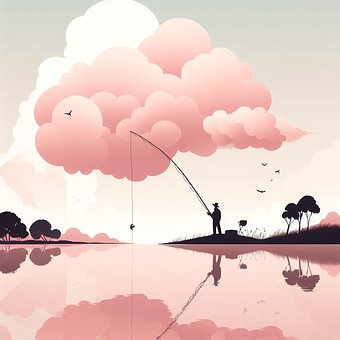 Free Ai Generated Fishing illustration and picture