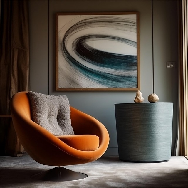 Free apartment living room armchair illustration