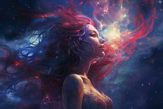 Free ai generated woman youth illustration