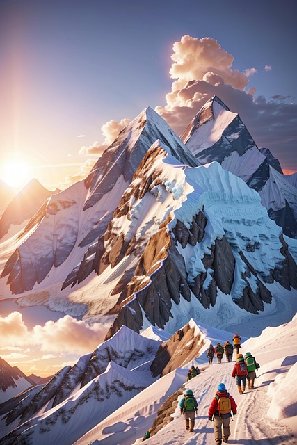 Ai Generado, Naturaleza, Montañas, Nieve