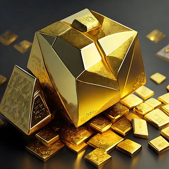 Ouro, Lingotes, Luxo, Riqueza, Gravuras