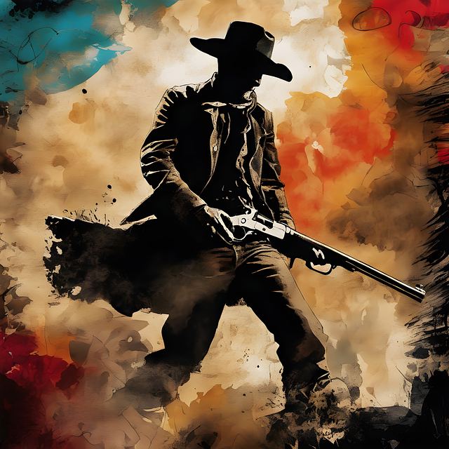 Free Gunman Cowboy illustration and picture