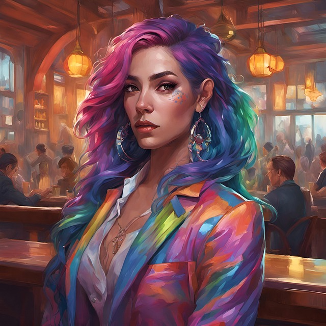 Free ai generated woman superhero illustration
