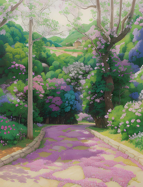Free Ai Generated Path illustration and picture