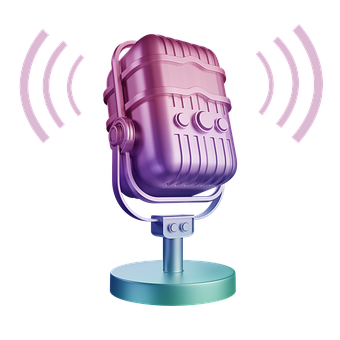 Free Mic Podcast illustration and picture