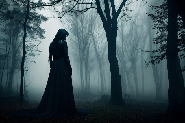 Free ai generated ghost gothic illustration