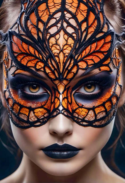 Ai Generert, Kvinne, Maske, Halloween