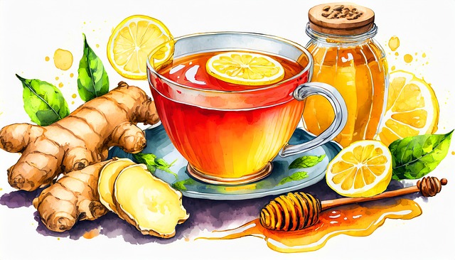 Free ai generated tea drink illustration