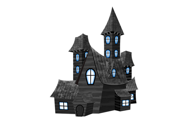 Download free HD stock image of House Haunted Free house haunted spooky illustration