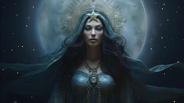 Free ai generated woman mystic illustration