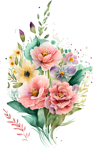 Ai Gegenereerd, Bloemen, De Lente, Bloom