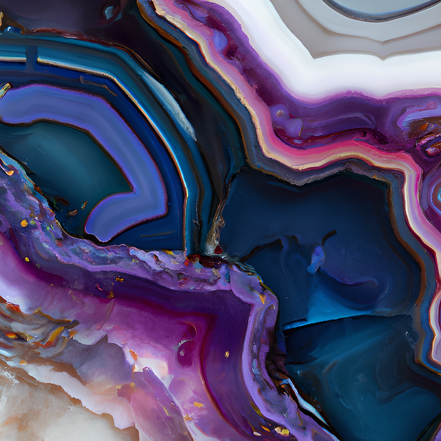 Free ai generated mineral crystal illustration