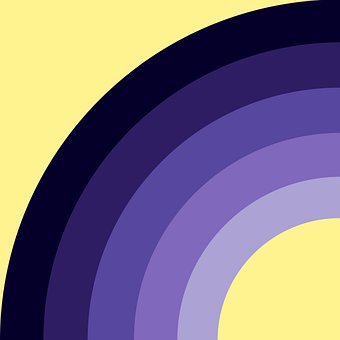 Abstract, Arc, Gradient, Curcubeu