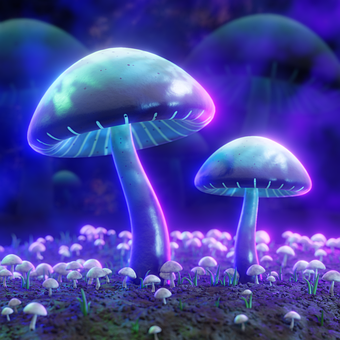 Free Mushrooms Magic illustration and picture