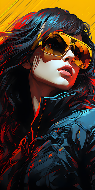 Free ai generated woman beauty illustration
