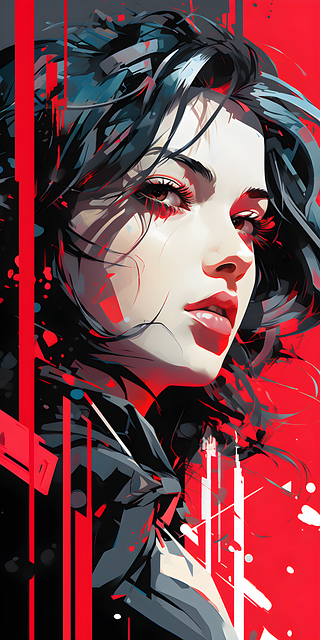 Free ai generated woman beauty illustration