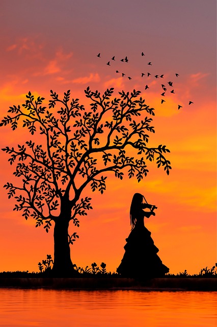 Free Woman Violinist illustration and picture