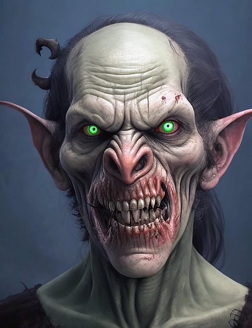Free ai generated monster zombie illustration