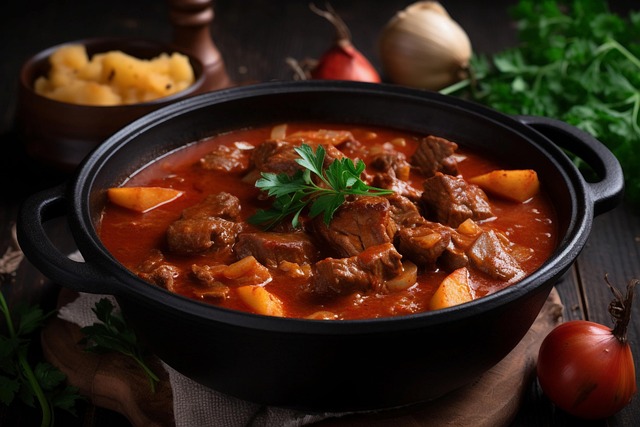 Ai Generiert, Gulaschsuppe, Gulasch