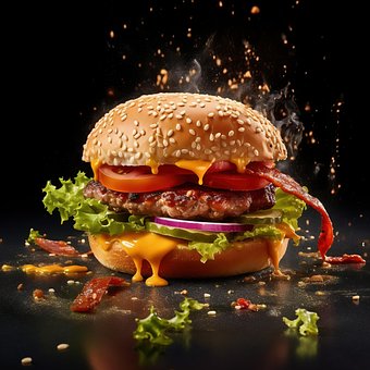 Ai Generert, Hamburger, Burger, Kjøtt
