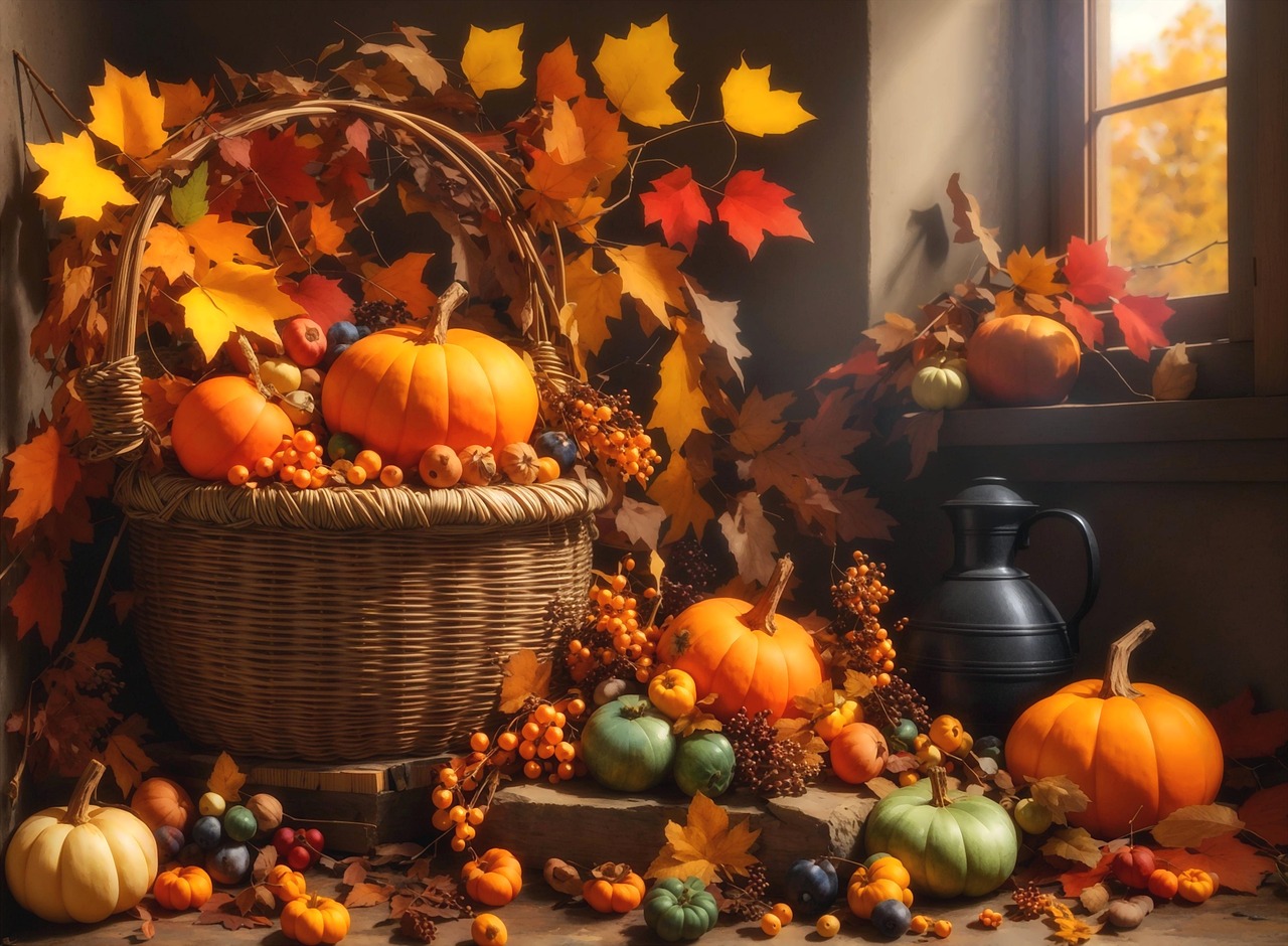 Download free HD stock image of Thanksgiving Fall Free thanksgiving fall harvest illustration