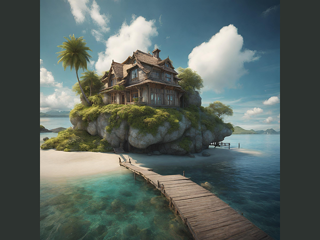 Free Home Landscape illustration and picture