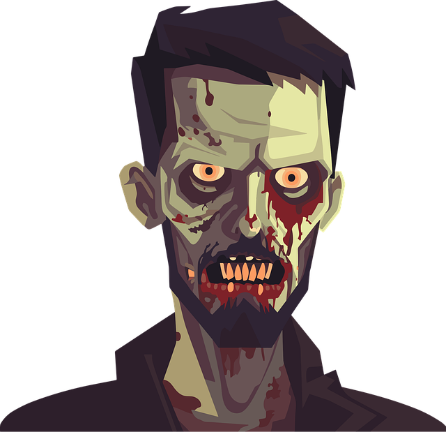 Free ai generated zombie monster vector
