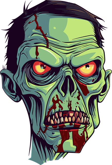 Free zombie undead green vector
