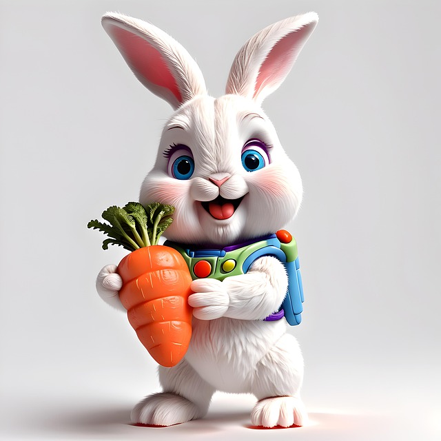 Free rabbit easter bunny illustration