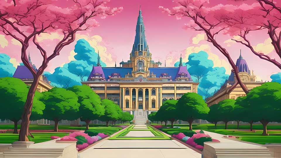 Download Ai Generated Palace Architecture Royalty-Free Stock