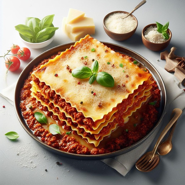 Download free HD stock image of Ai Generated Lasagna Free ai generated lasagna pasta illustration