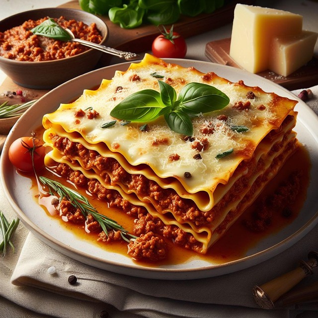 Download free HD stock image of Ai Generated Lasagna Free ai generated lasagna pasta illustration